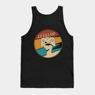 Level up Retro Design for Gamers Tank Top